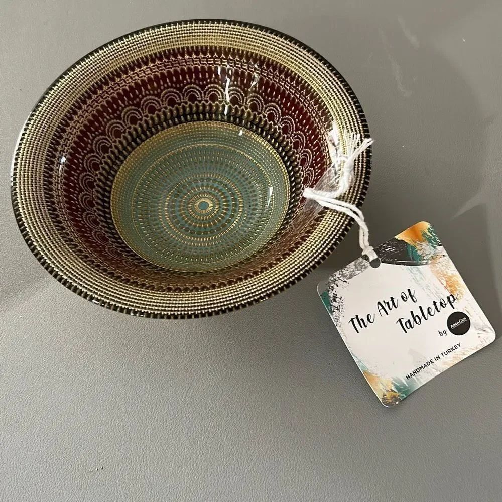 Turkish Metal Enamel Bowl